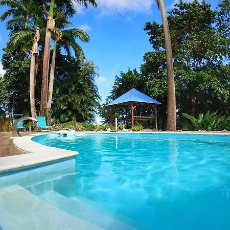 Gite Kaz A Topaze, Piscine, Jardin Tropical 圣罗斯 外观 照片