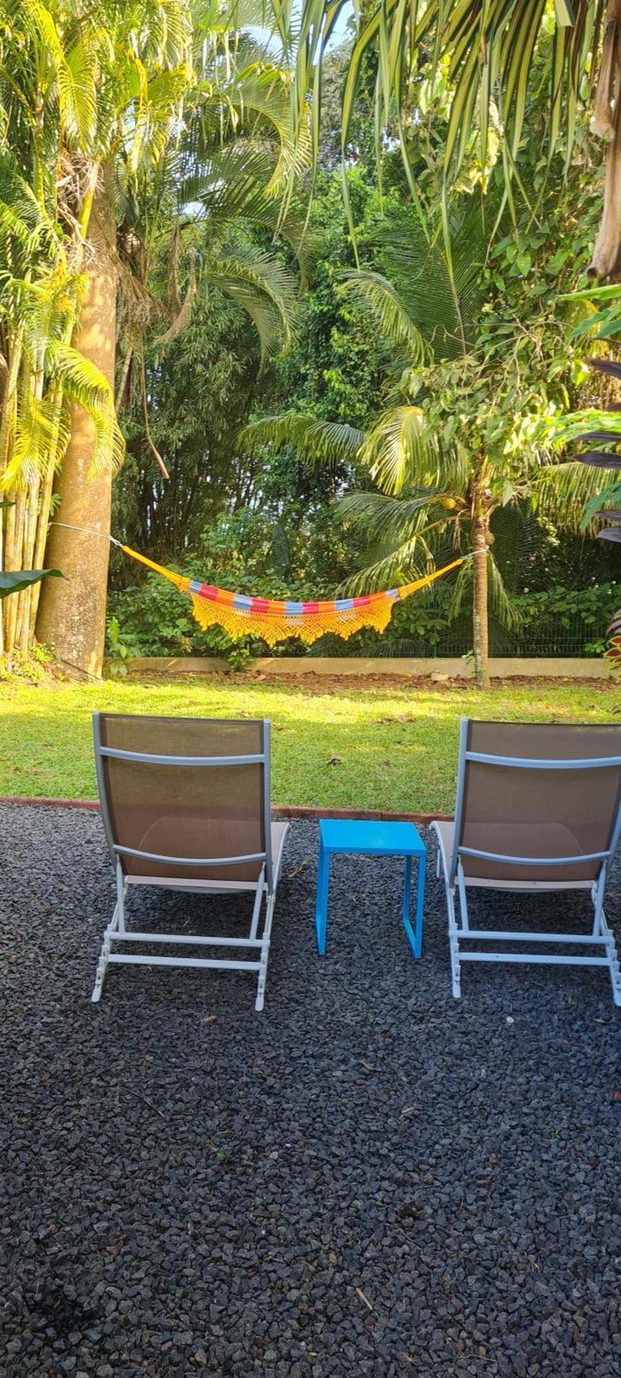 Gite Kaz A Topaze, Piscine, Jardin Tropical 圣罗斯 外观 照片